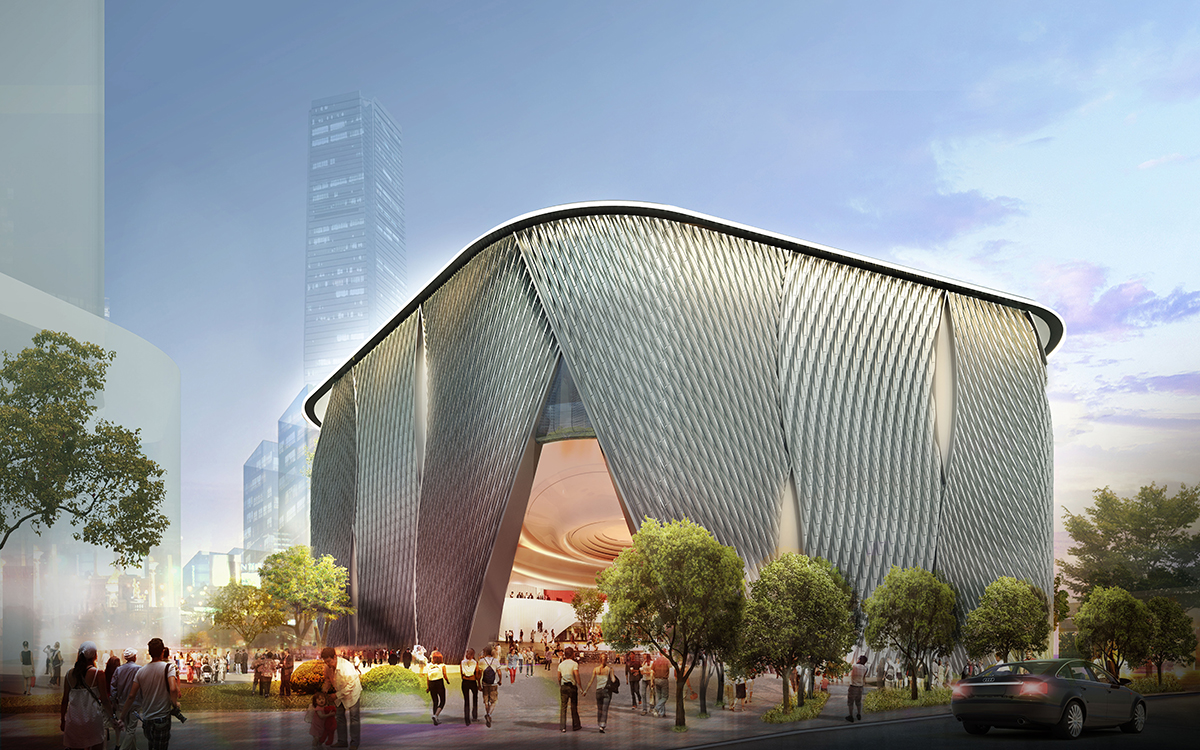 The Large Suspended Theater Of The Xiqu Center In Hong Kong Archibat Mag