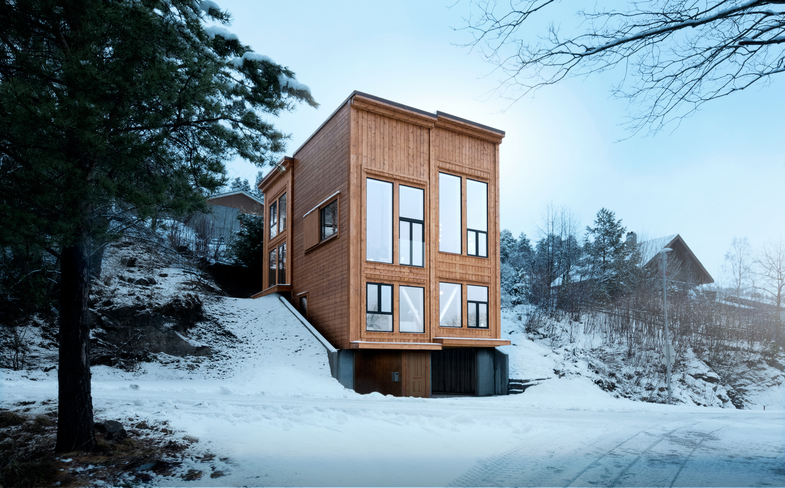 Une maison en bois au cœur d’un fjord norvégien – ArchiBat Mag